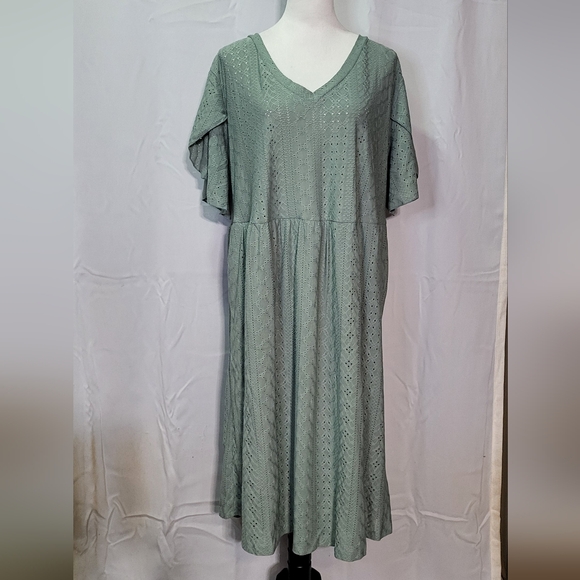 Blouse Femme Taille Plus Bloomchic - Manches Lanternes Rayures Contrastées - Taille 22-24 - Neuf Avec étiquettes